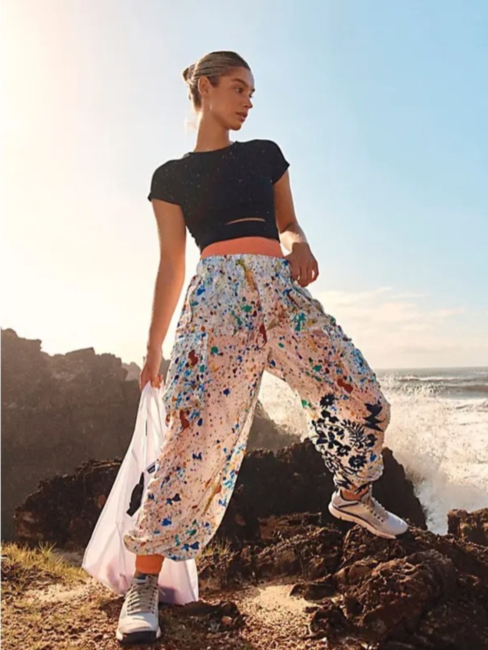 NWT Free People Color Burst Hike Pant